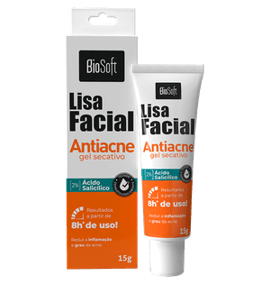 Gel Facial Biosoft 15g Secativo Antiacne