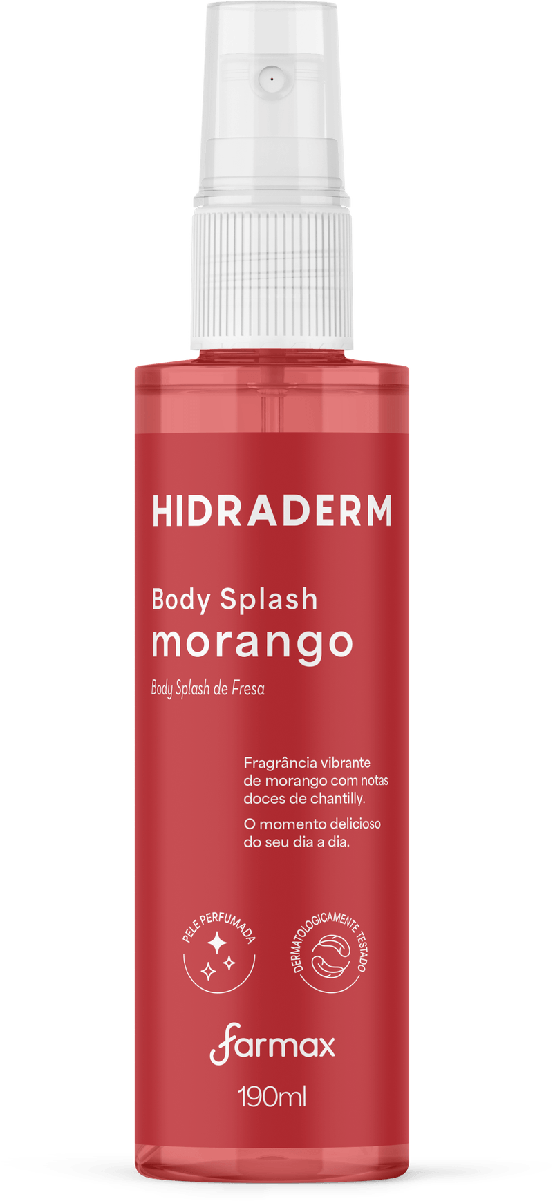 BODY SPLAS HIDRADERM 190ML MORANGO