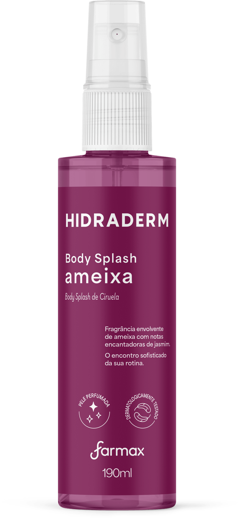 BODY SPLAS HIDRADERM 190ML AMEIXA