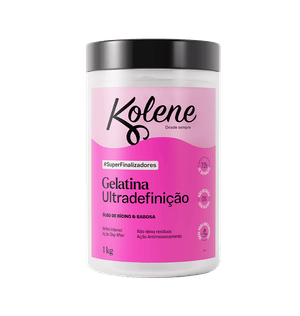 Gelatina Kolene 1kg Superfinalizadores Rosa