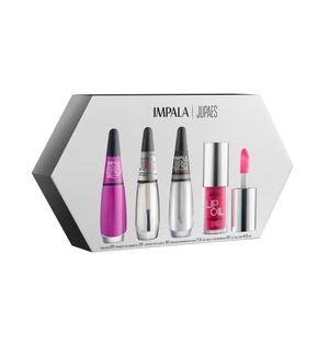 Kit Impala Esm+lip O 27ml Ju Paes Cartas Na Manga