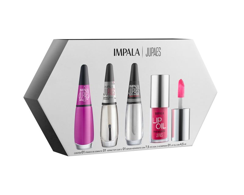 KIT IMPALA ESM+LIP O 27ML JU PAES CARTAS NA MANGA