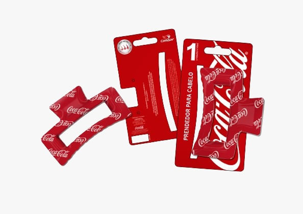 PRENDEDOR CONDOR PARA CABELO COCA COLA