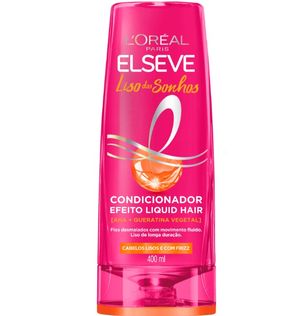 Condicionador Elseve Liso dos Sonhos Efeito Liquid Hair 400ml