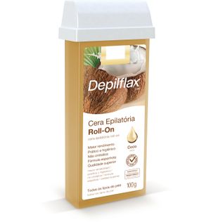 Cera Depilatoria Depilflax 100g Rollon Coco