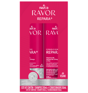 Kit Shampoo + Condicionador Nazca Ravor Repara+