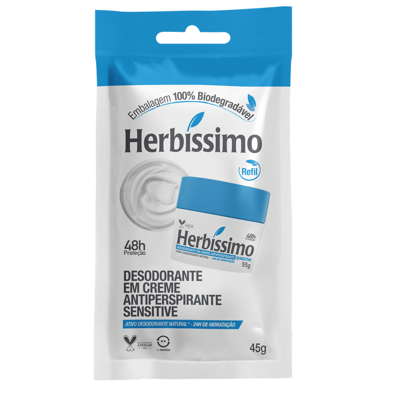 DES CREME HERBISSIMO 45G REFIL SENSITIVE