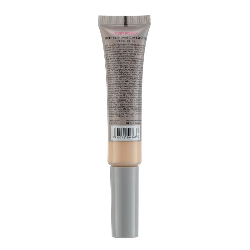 CORRETIVO RUBY KISSE 20G SUPER FIXO COR 15
