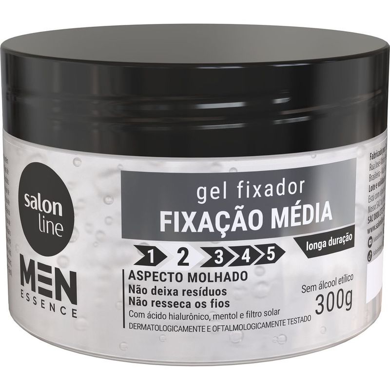 GEL CAP SALON LINE 300G FIXACAO MEDIA