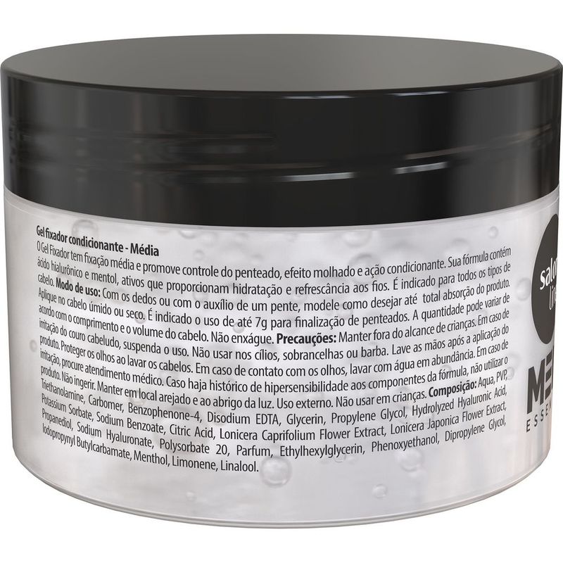 GEL CAP SALON LINE 300G FIXACAO MEDIA