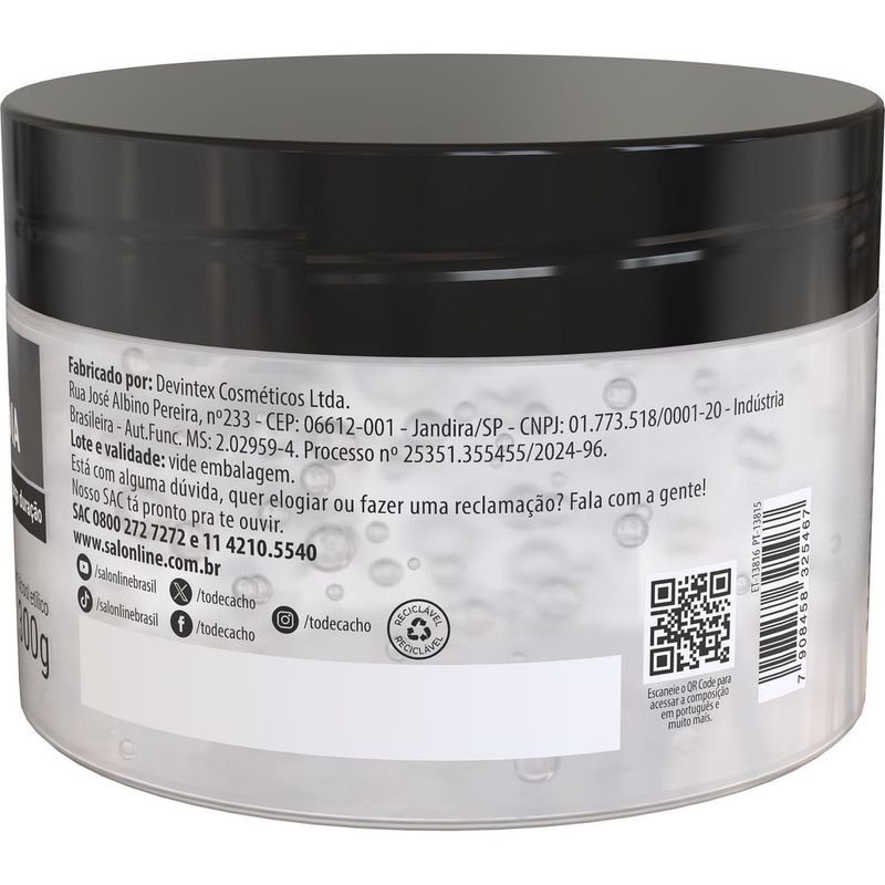 GEL CAP SALON LINE 300G FIXACAO MEDIA