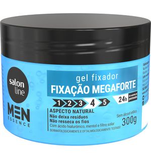 Gel Fixador Salon Line Men Essence Fixação Mega Forte 300g
