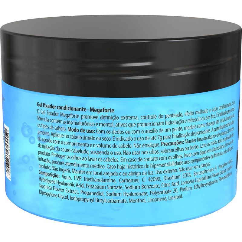 GEL CAP SALON LINE 300G FIXACAO MEGA FORTE
