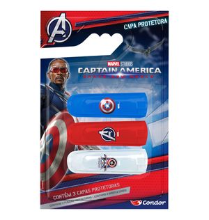 Capa Protetora de Cerdas Condor Capitão América 3 Unidades