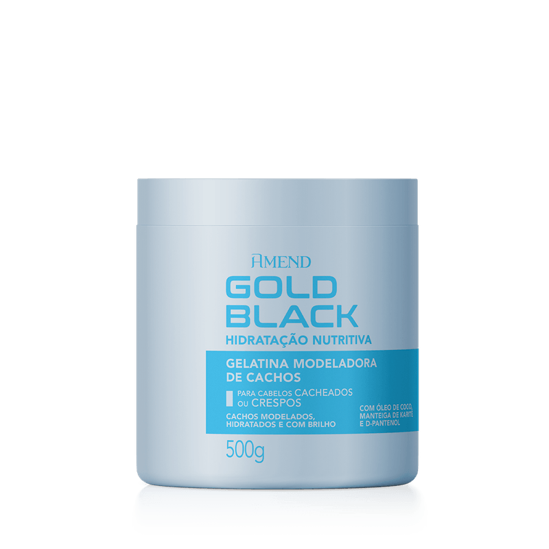 GELATINA AMEND 500G GOLD BLACK MODELADO