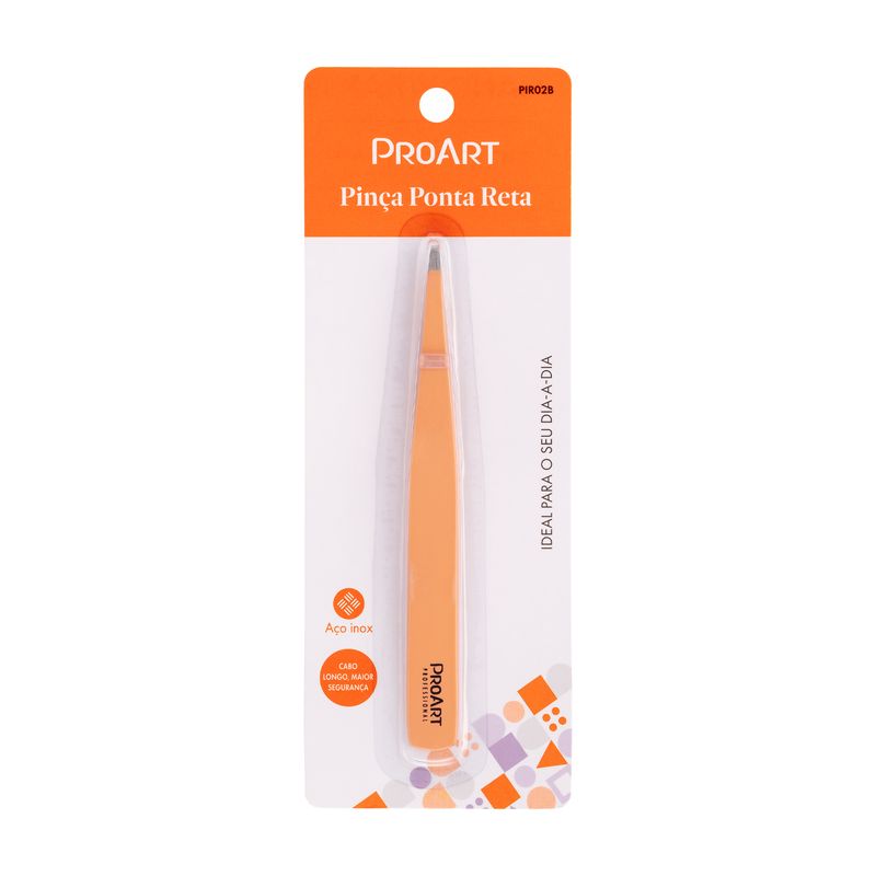 PINCA PROART PONTA RETA LARANJA