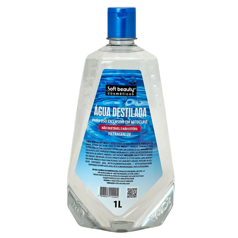 AGUA DEST SOFT FIX 1L P/AUTOCLAVE