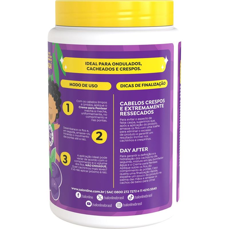 CR PENT SALON LINE 1KG KIDS ACAI CACHIN