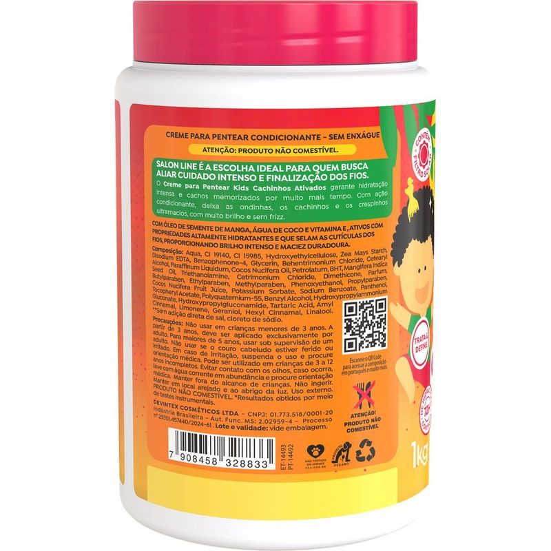 CR PENT SALON LINE 1KG MANGA CACHINHOS A