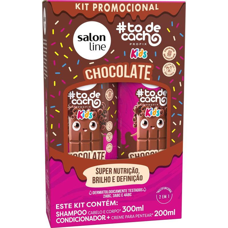 KIT SALON LINE SH+COND TO DE CACHOS CHOCOLATE