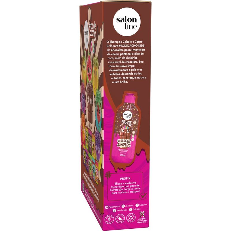 KIT SALON LINE SH+COND TO DE CACHOS CHOCOLATE