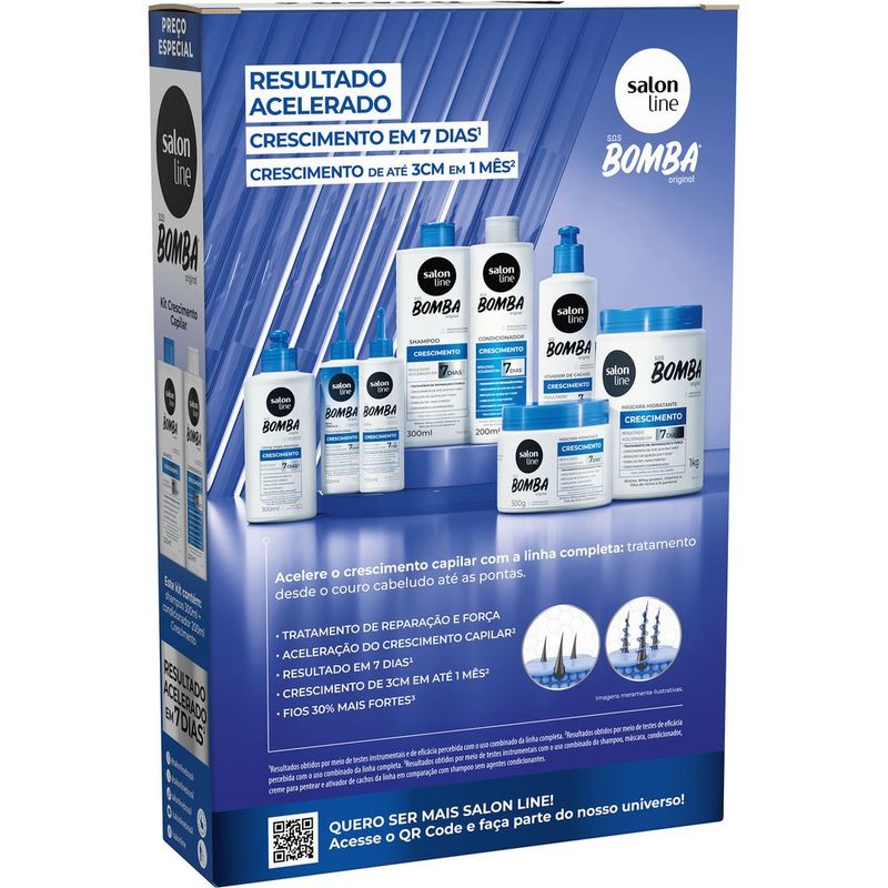 KIT SALON LINE SH+COND BOMBA CRES