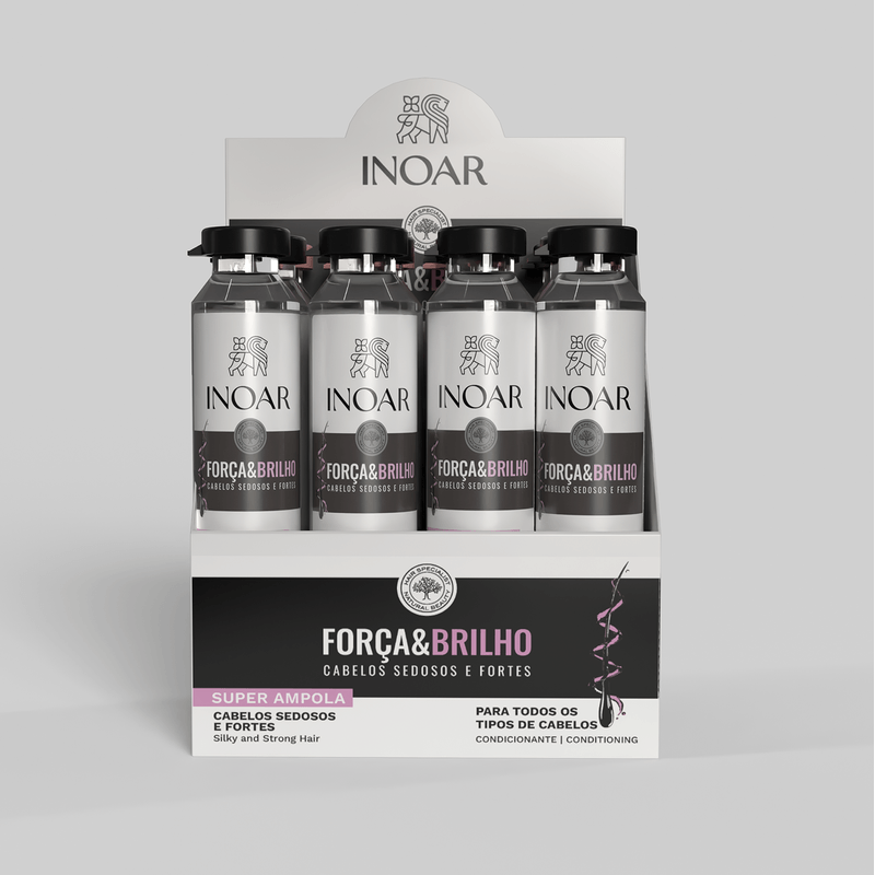 AMPOLA INOAR 45ML FORCA E BRILHO