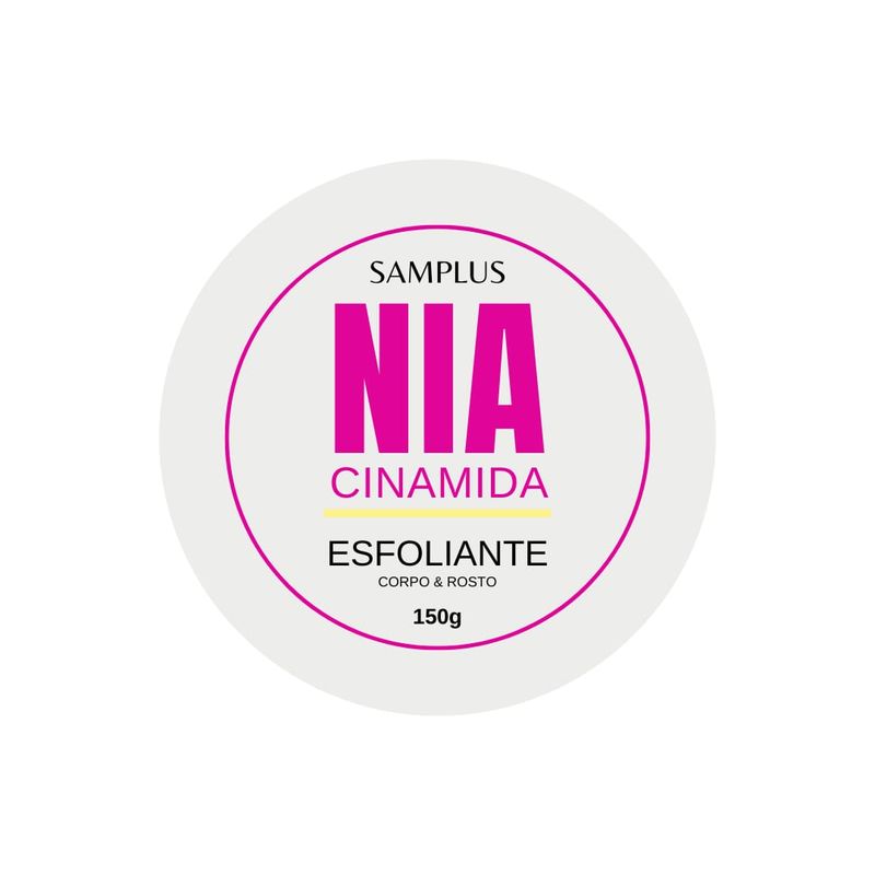 ESFOLIANTE SAMPLUS 150G CORPO E ROSTO NIACINAMIDA