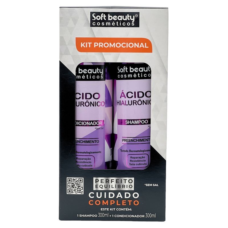 KIT SOFT BEAUT SH+COND ACIDO HIALURONICO