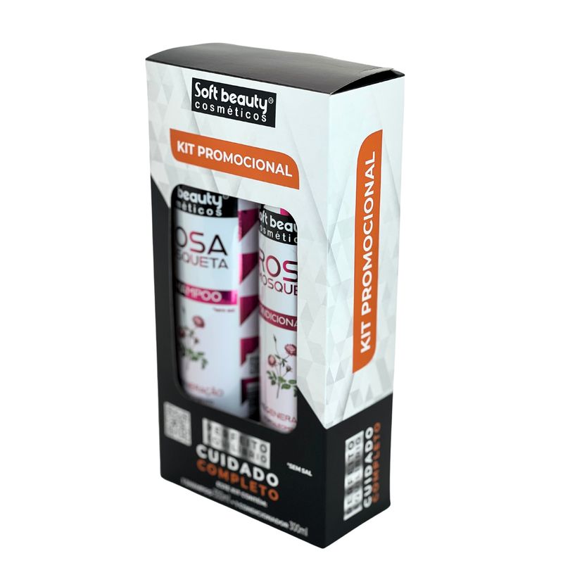 KIT SOFT BEAUT SH+COND ROSA MOSQUETA