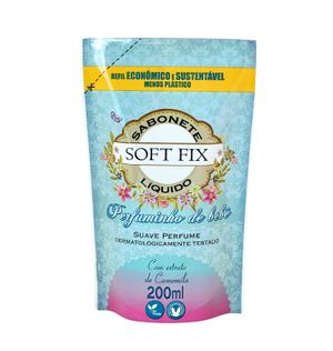 Sabonete Liquido Soft Fix 200ml Refil Perfuminho Bebe