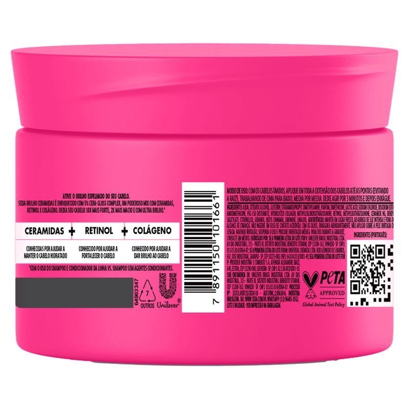 MASC TRAT SEDA 300G BRILHO CERAMIDAS