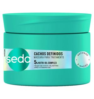 Mascara De Tratamento Seda 300g Cachos Definidos