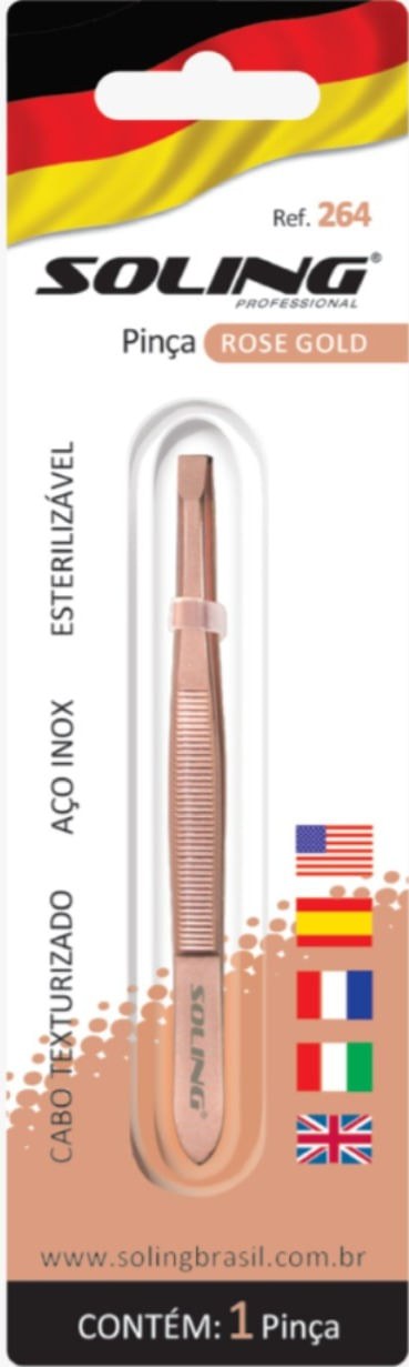 PINCA SOLING BLISTER ROSE GOLD REF 264