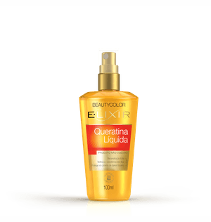 Queratina Líquida Beauty Color E.lixir Repõe Massa e Fortalece os Fios 100ml