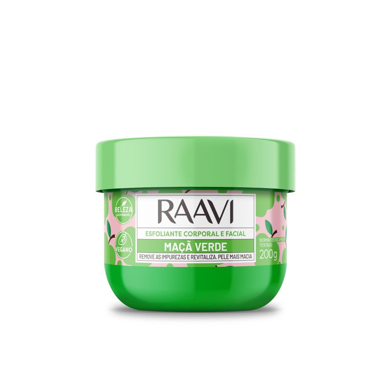 ESFOLIANTE RAAVI 200G MACA VERDE