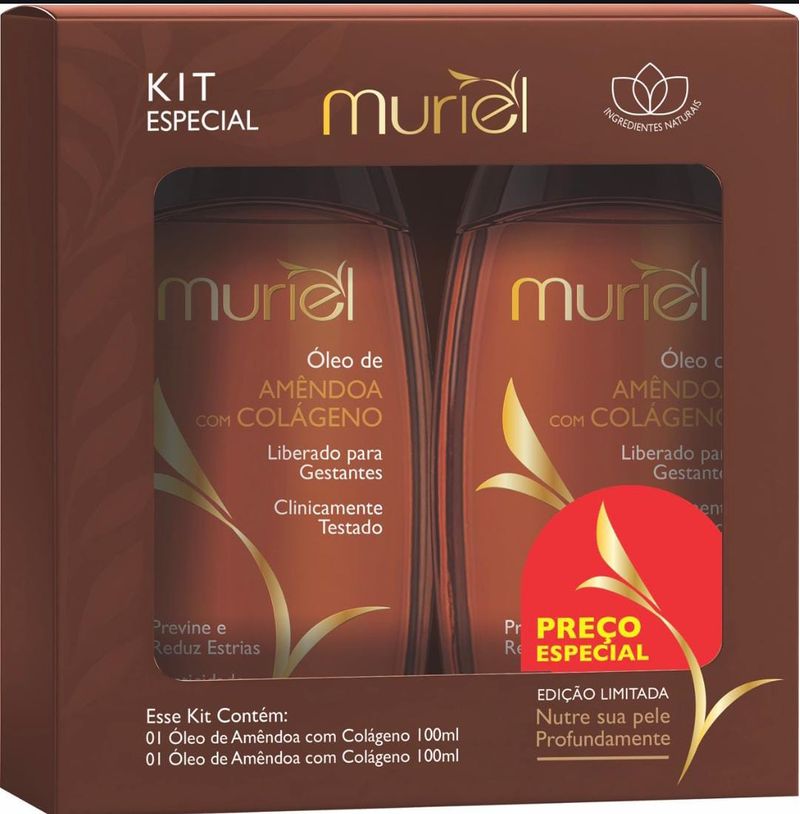 KIT MURIEL OLEO 200ML COLAGENO