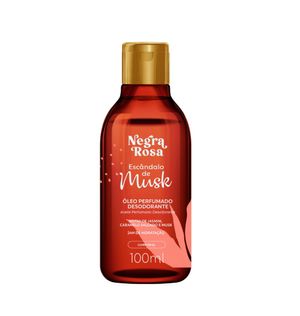 Oleo Corporal Negra Rosa 100ml Escandalo De Musk