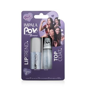 Kit Impala Top Coat + Gloss Maria Nicolly POV Girls Night