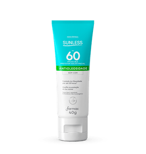 Protetor Solar Facial Sunless FPS 60 sem Cor 40g