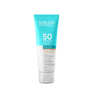 Protetor Solar Facial Sunless 60g Fps50 Claro