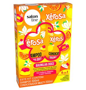 Kit Salon Line Xêrosa Shampoo + Condicionador Baunilha Doce