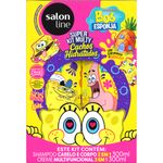 KIT SALON LINE SH+CREME 600ML MULTY BOB ESPONJA