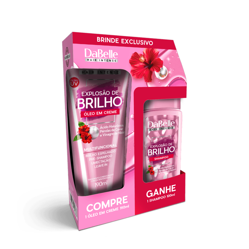 KIT DABELLE OLEO CR+SH 290ML EXPLOSAO DE BRILHO