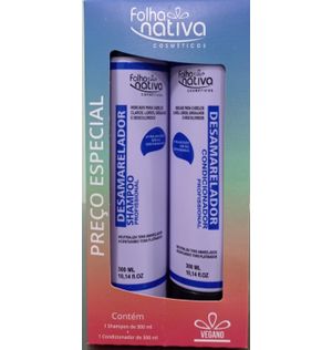 Kit F Nativa Sh+cond 600ml Desamarelador