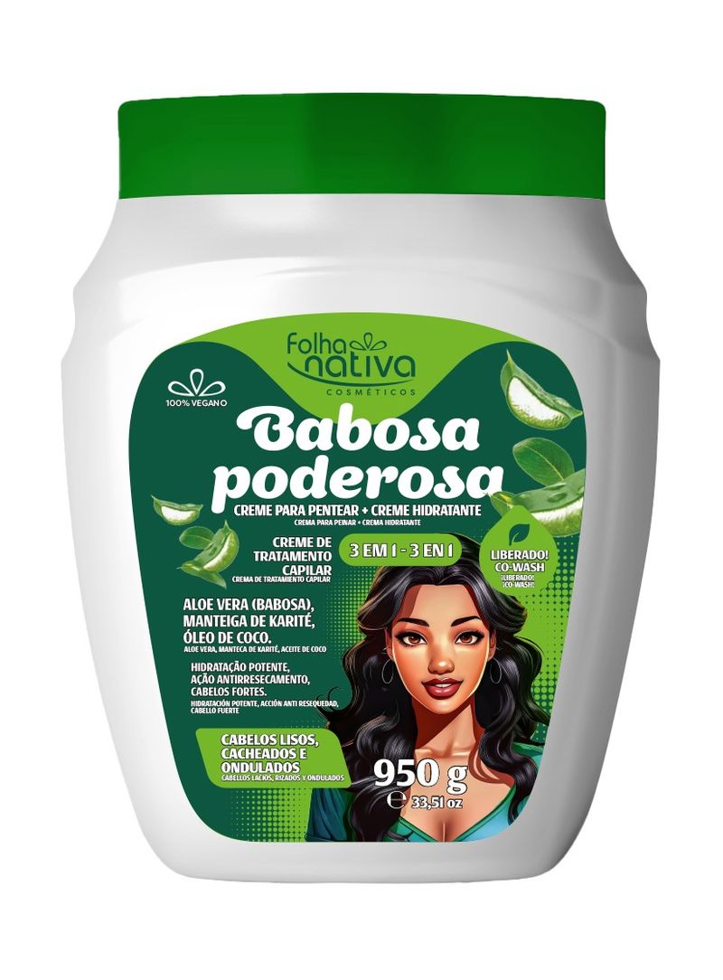 CREME F NATIVA 950G BABOSA PODEROSA