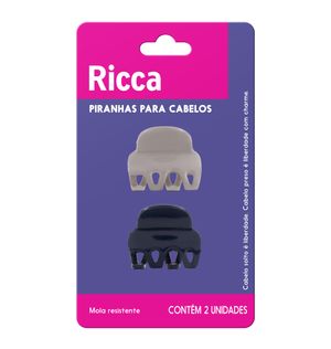 Piranha De Cabelo Ricca Classic Mini
