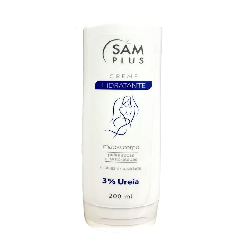 CR HIDR SAMPLUS 200ML MAOS E CORPO 3% UREIA