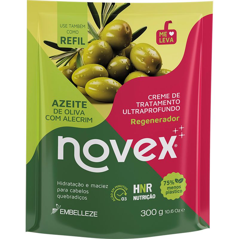 CR CAP NOVEX REFIL 300G AZEITE DE OLIVA