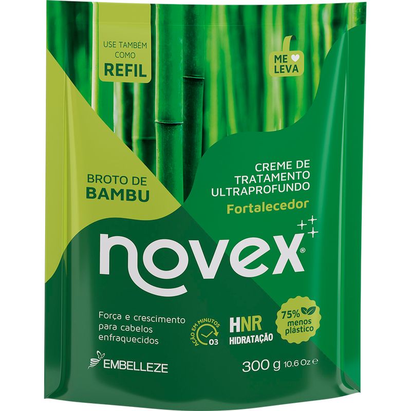 CR CAP NOVEX REFIL 300G BROTO DE BAMBU